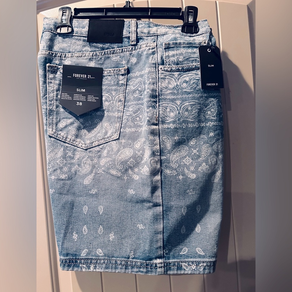 Forever 21 Light Blue Denim shorts